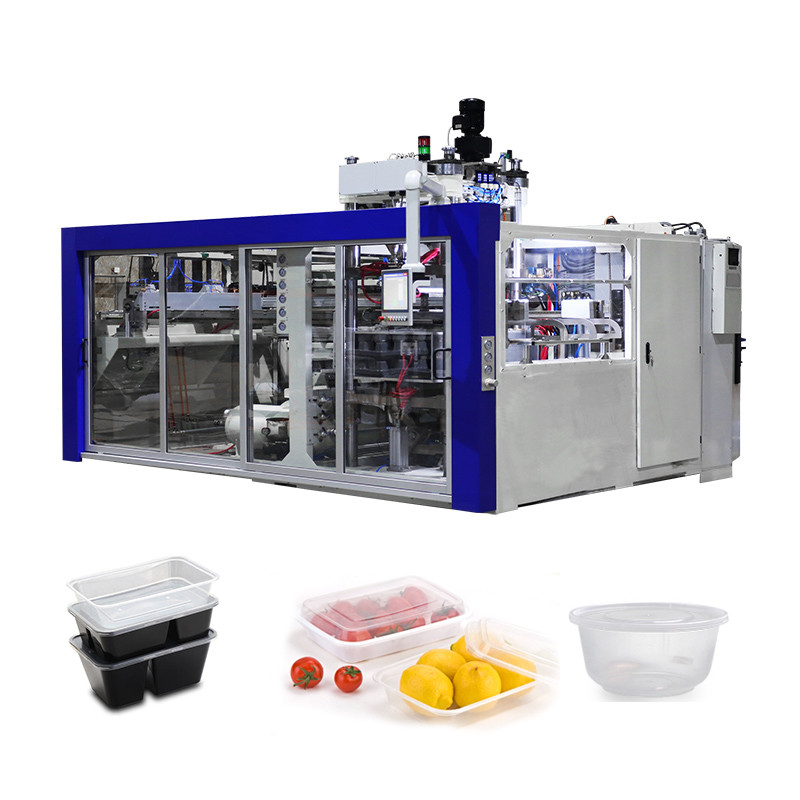 Single Station ISO Plastic Thermoforming Machine For PP Lid
